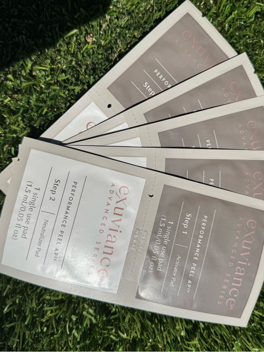 Exuviance Advanced Series Peel Pads Duo-Phase in Taupe